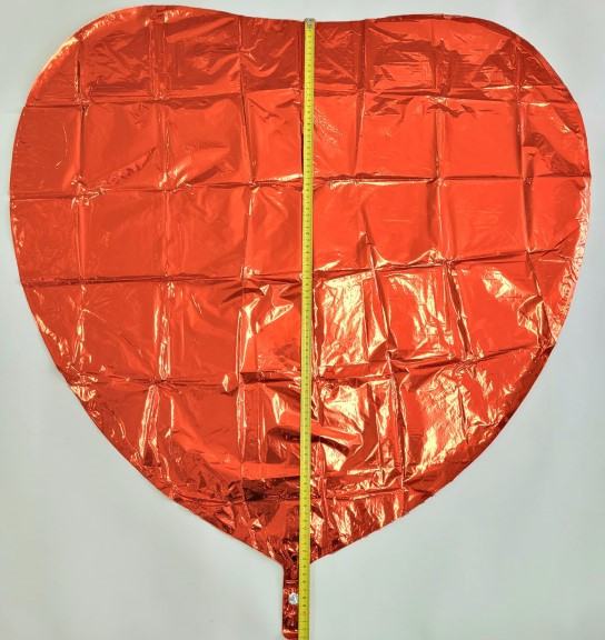 Balon folie inima rosie 91 cm [3]