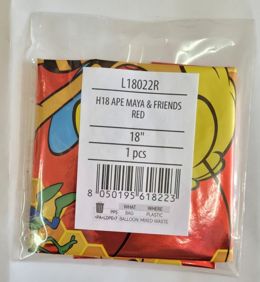 Balon folie inima rosie Albinuta Maya 46 cm [6]