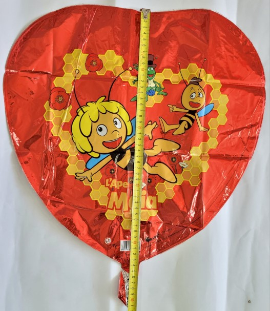 Balon folie inima rosie Albinuta Maya 46 cm [4]
