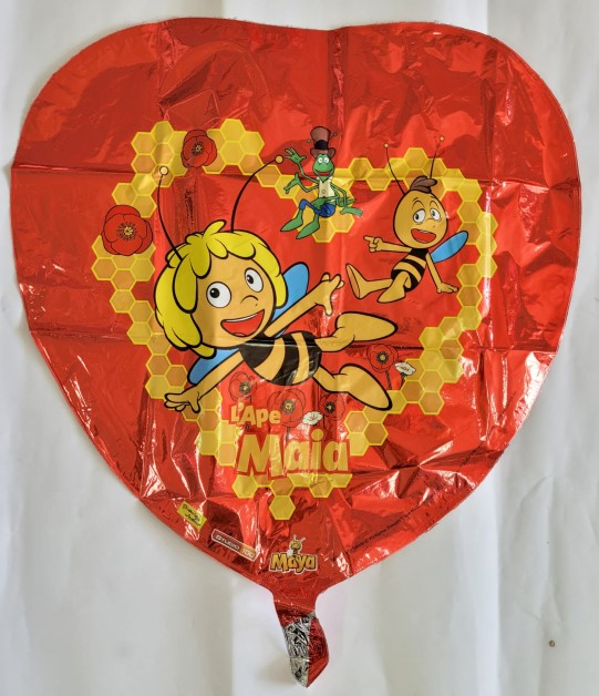 Balon folie inima rosie Albinuta Maya 46 cm [2]