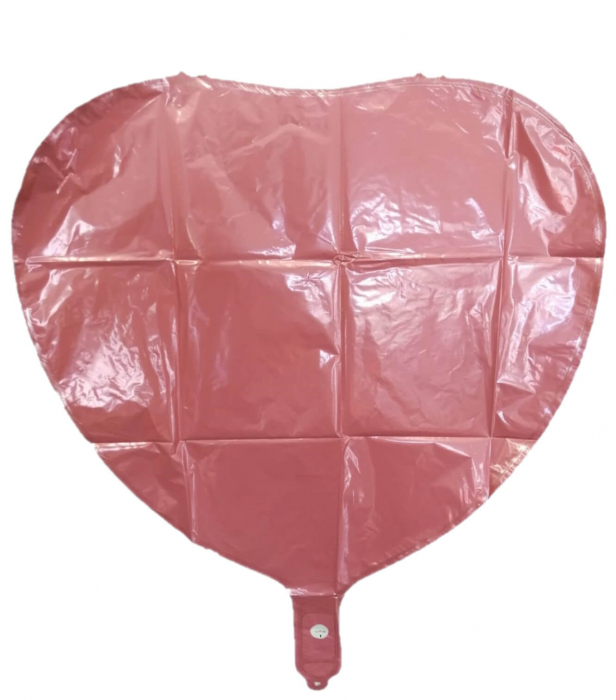 Balon folie inima roz deschis 45cm [2]