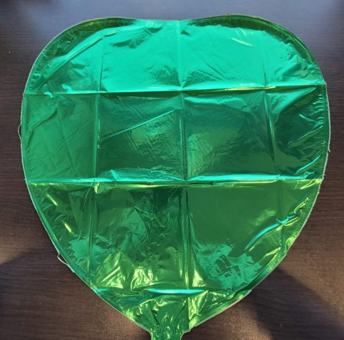 Balon folie inima verde 46 cm [2]