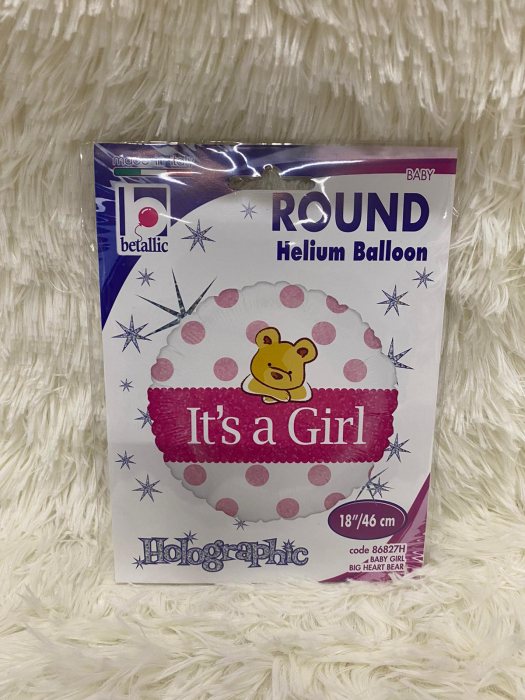 Balon folie It's a girl ursulet 46 cm [3]