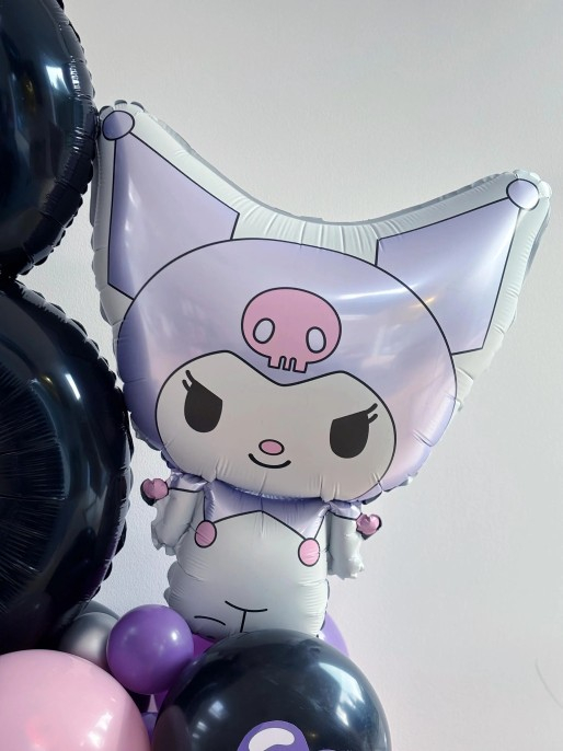 Balon folie Kuromi mov 61 cm [3]