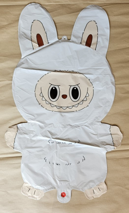 Balon folie Labubu alb 65 x 35 cm [2]