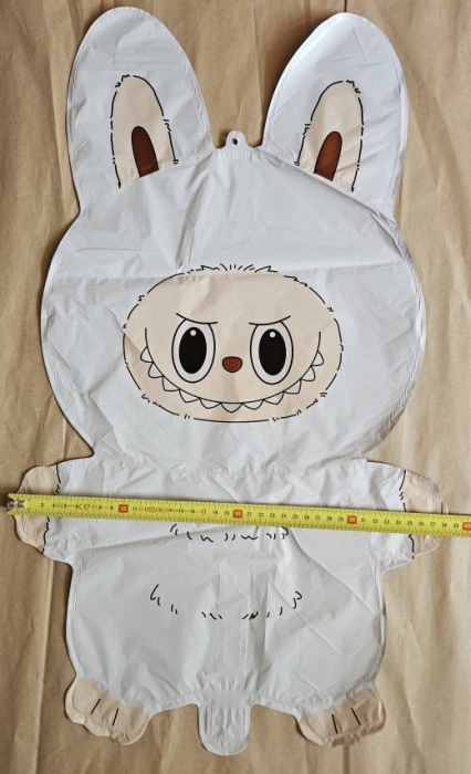 Balon folie Labubu alb 65 x 35 cm [4]