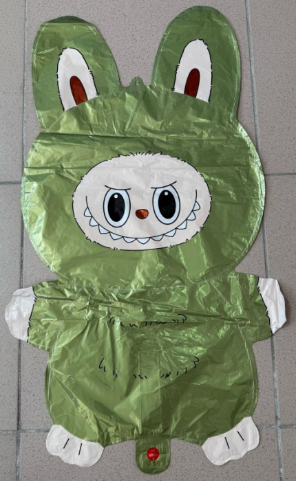 Balon folie Labubu verde 65 x 35 cm [2]