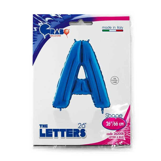 Balon folie litera A albastru 66 cm [2]