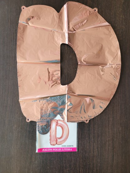 Balon folie litera D rose gold 40 cm [2]