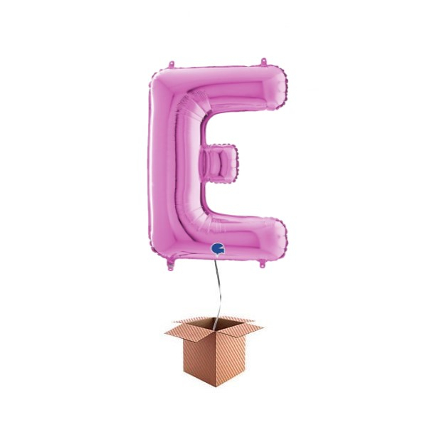 Balon folie litera E Roz 66 cm [1]