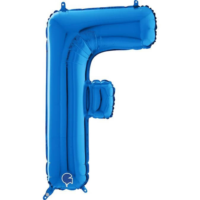 Balon folie litera F albastru 66 cm [1]