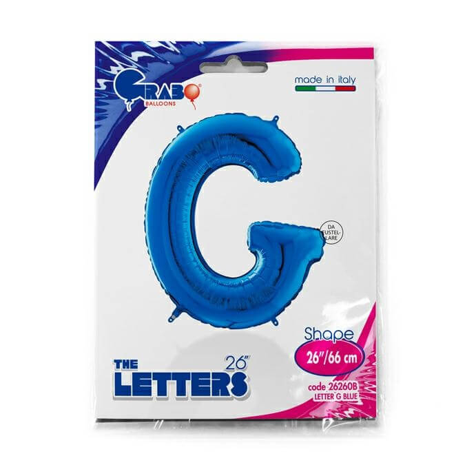 Balon folie litera G albastru 66 cm [2]