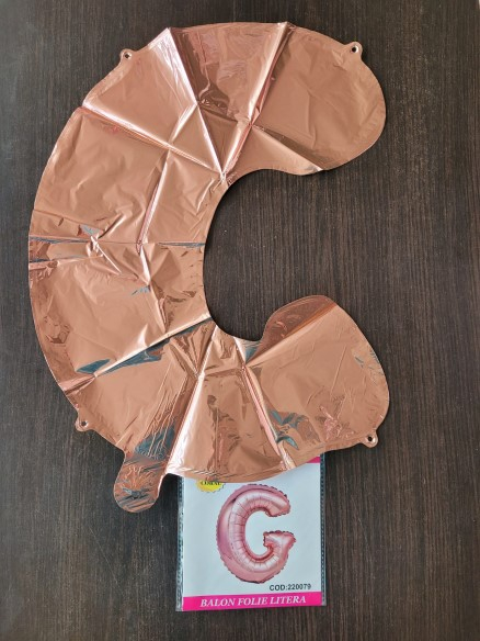 Balon folie litera G rose gold 40 cm [2]