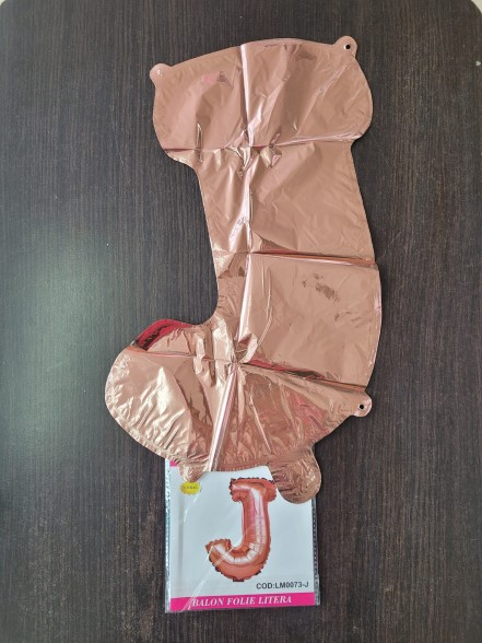 Balon folie litera J rose gold 40 cm [2]