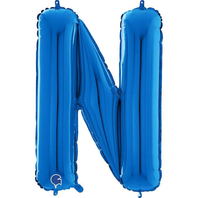 Balon folie litera N albastru 66 cm [1]