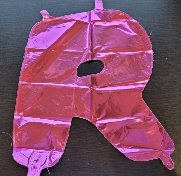 Balon folie litera R roz 36 cm [4]