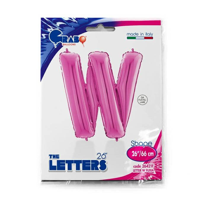Balon folie litera W Roz 66 cm [2]