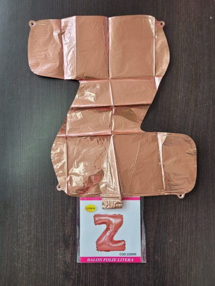 Balon folie litera Z rose gold 40 cm [2]