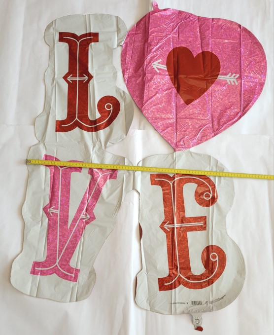 Balon folie LOVE si sageti 117 cm [5]