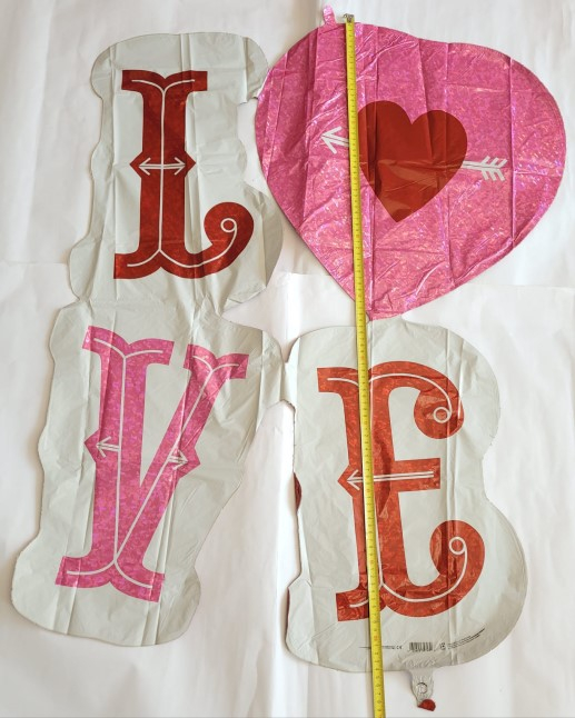 Balon folie LOVE si sageti 117 cm [4]