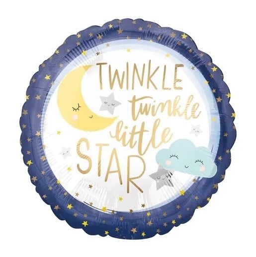 Balon folie Luna si Nori si Stele 43cm [1]