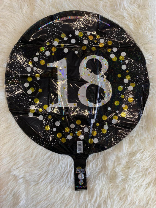 Balon folie majorat Happy Birthday 18 ani 43cm [2]