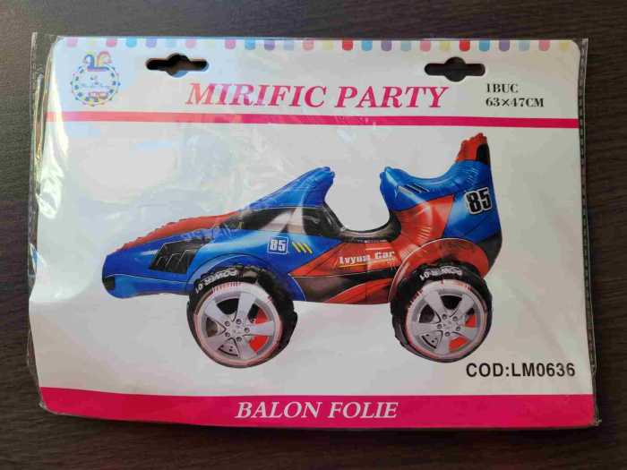 Balon folie masina de curse 3D 63 x 47 cm [6]