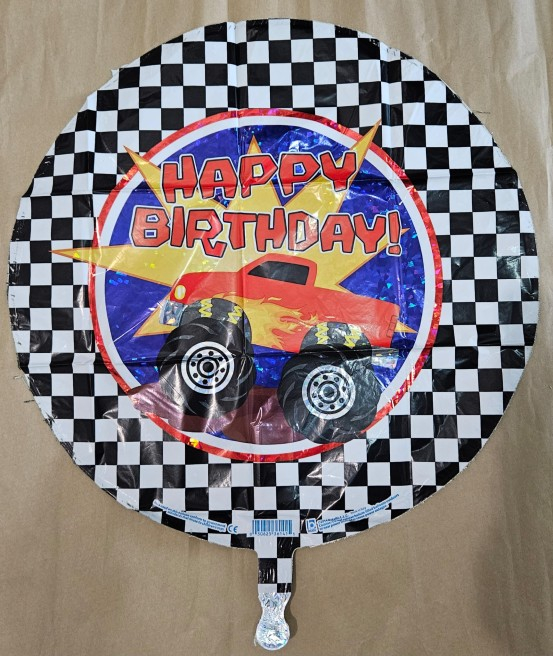 Balon folie masina Monster Truck Happy Birthday 46 cm [2]