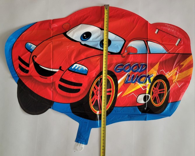 Balon folie masina rosie 65 x 50 cm [5]