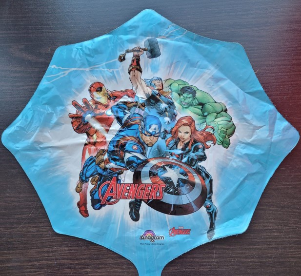 Balon aniversar, Procos, Avengers, 27 cm, Multicolor [3]