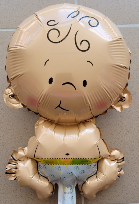 Balon folie mini figurina bebe baiat mic 25 cm [3]