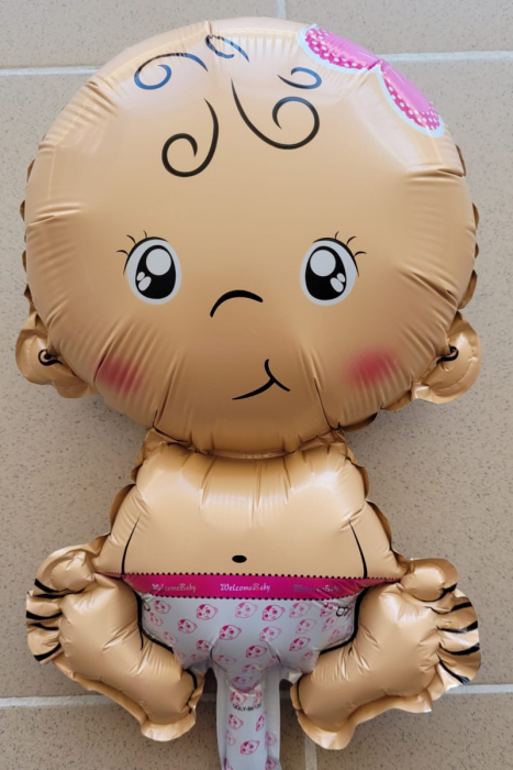 Balon folie mini figurina bebe fata mic 25 cm [3]