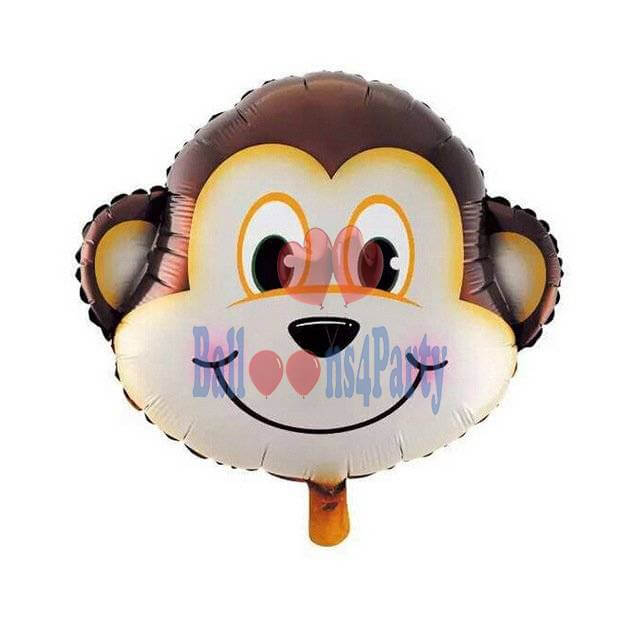 Balon folie mini figurina cap de Maimuta 26cm [1]