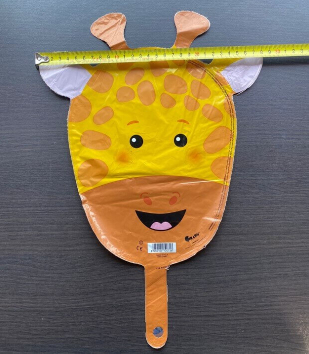 Balon folie mini figurina cap girafa 32 * 28 cm [4]