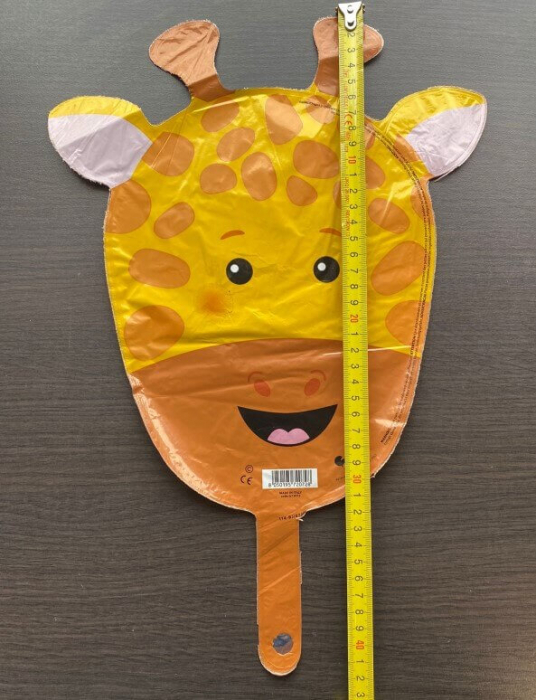 Balon folie mini figurina cap girafa 32 * 28 cm [3]