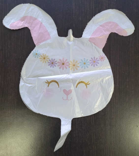 Balon folie mini figurina cap iepuras 23 cm [4]