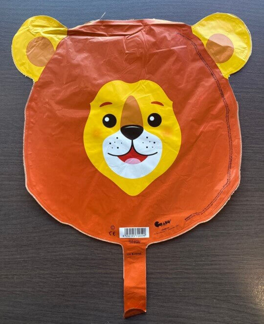 Balon folie mini figurina cap leu 27 * 29 cm [2]