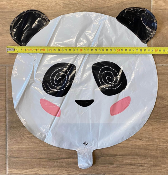 Balon folie mini figurina cap panda 40 cm [3]