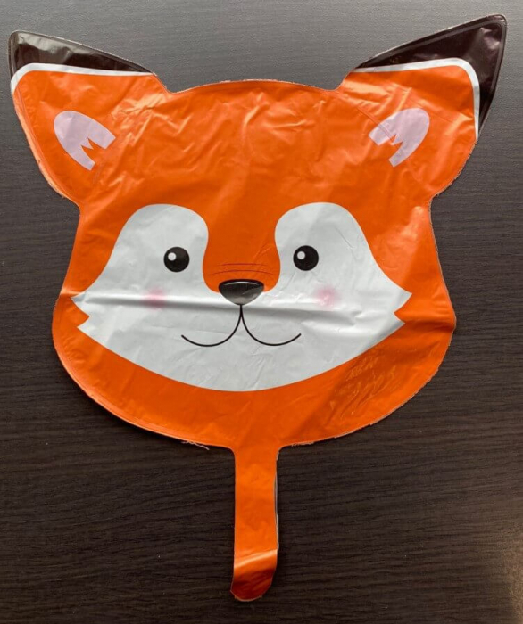 Balon folie mini figurina cap vulpe 32 * 27 cm [2]