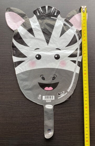 Balon folie mini figurina cap zebra 24 * 30 cm [3]