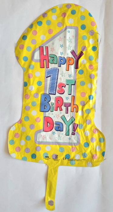 Balon folie mini figurina cifra 1 37 cm [2]