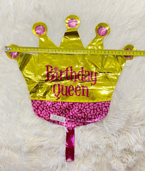Balon folie mini figurina coroana regina / Little Queen 32 * 38 cm [2]