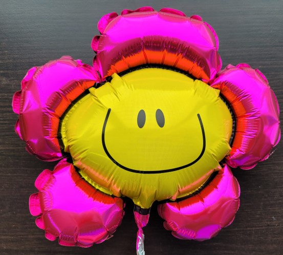 Balon folie mini figurina floare 30 cm [4]