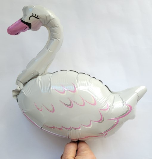 Balon lebada, Procos, Folie, 32 cm, Alb/Roz [5]