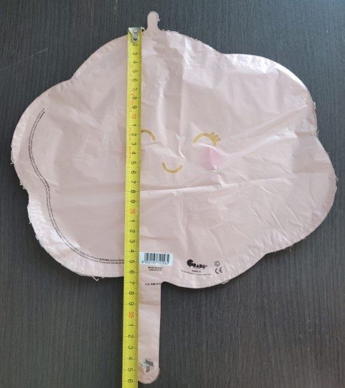 Balon folie mini figurina norisor roz 34 x 26 cm [3]
