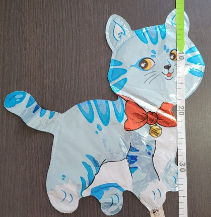 Balon folie mini figurina pisica albastra 37 * 35 cm [3]