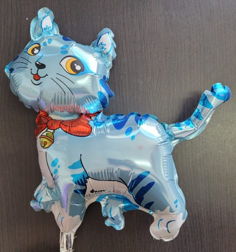 Balon folie mini figurina pisica albastra 37 * 35 cm [5]
