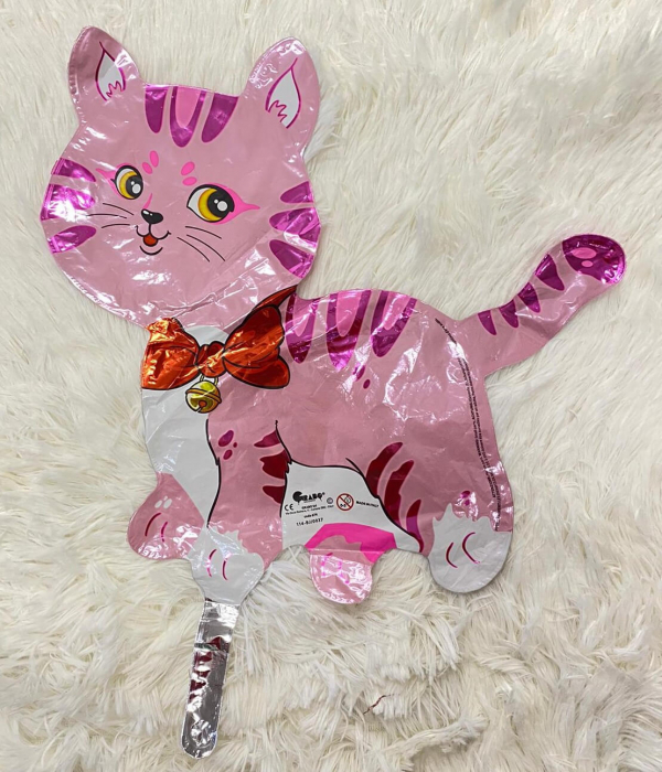 Balon folie mini figurina pisica roz 37 * 35 cm [2]