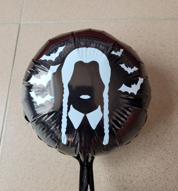 Balon folie mini figurina rotund Wednesday 23 cm [2]