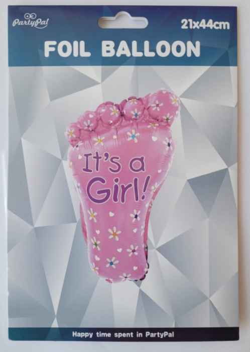 Balon folie mini figurina talpa roz fetita 21 x 44 cm [5]